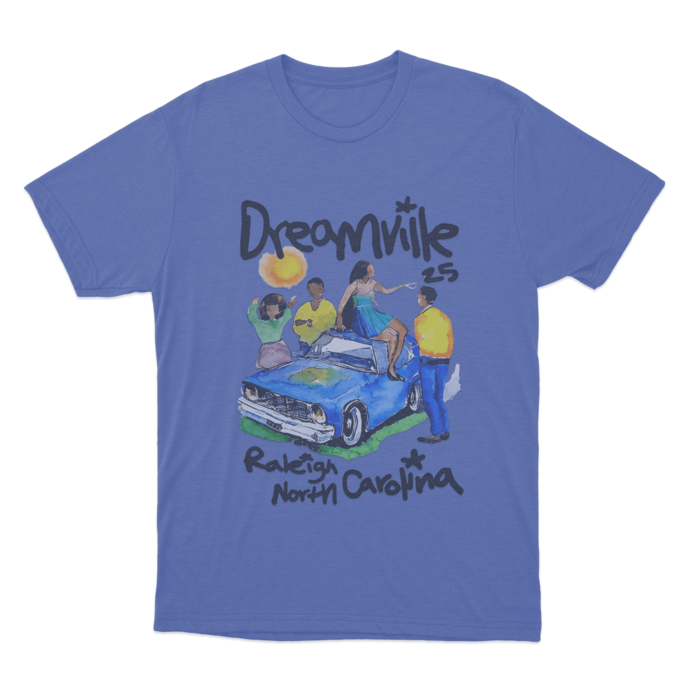 Dreamville 25 Raleigh Unisex T Shirt Blue Dreamville 25 Raleigh Unisex T Shirt Blue