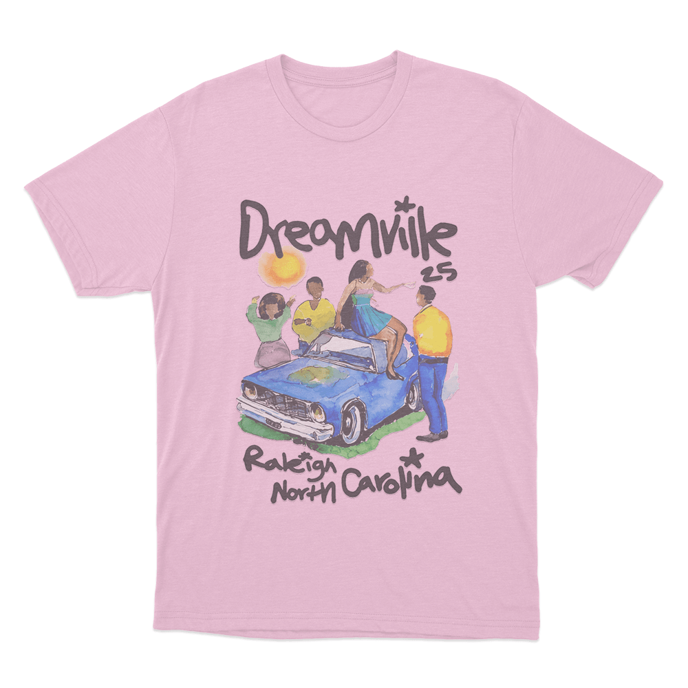 Dreamville 25 Raleigh Unisex T Shirt Pink Dreamville 25 Raleigh Unisex T Shirt Pink