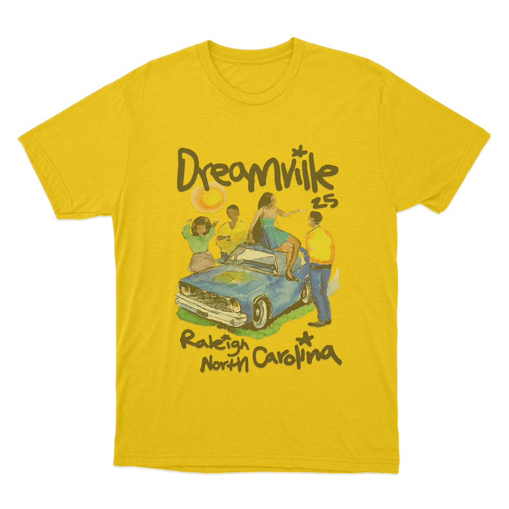 Dreamville 25 Raleigh Unisex T Shirt Yellow Dreamville 25 Raleigh Unisex T Shirt Yellow