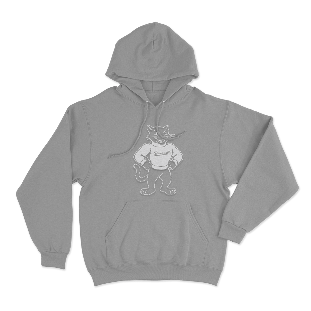 Dreamville Panther Mascot Unisex Hoodie Grey Dreamville Panther Mascot Unisex Hoodie Grey