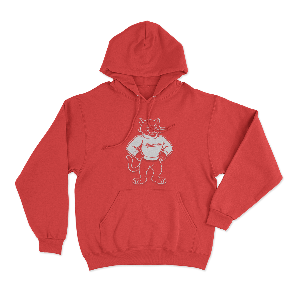 Dreamville Panther Mascot Unisex Hoodie Red Dreamville Panther Mascot Unisex Hoodie Red