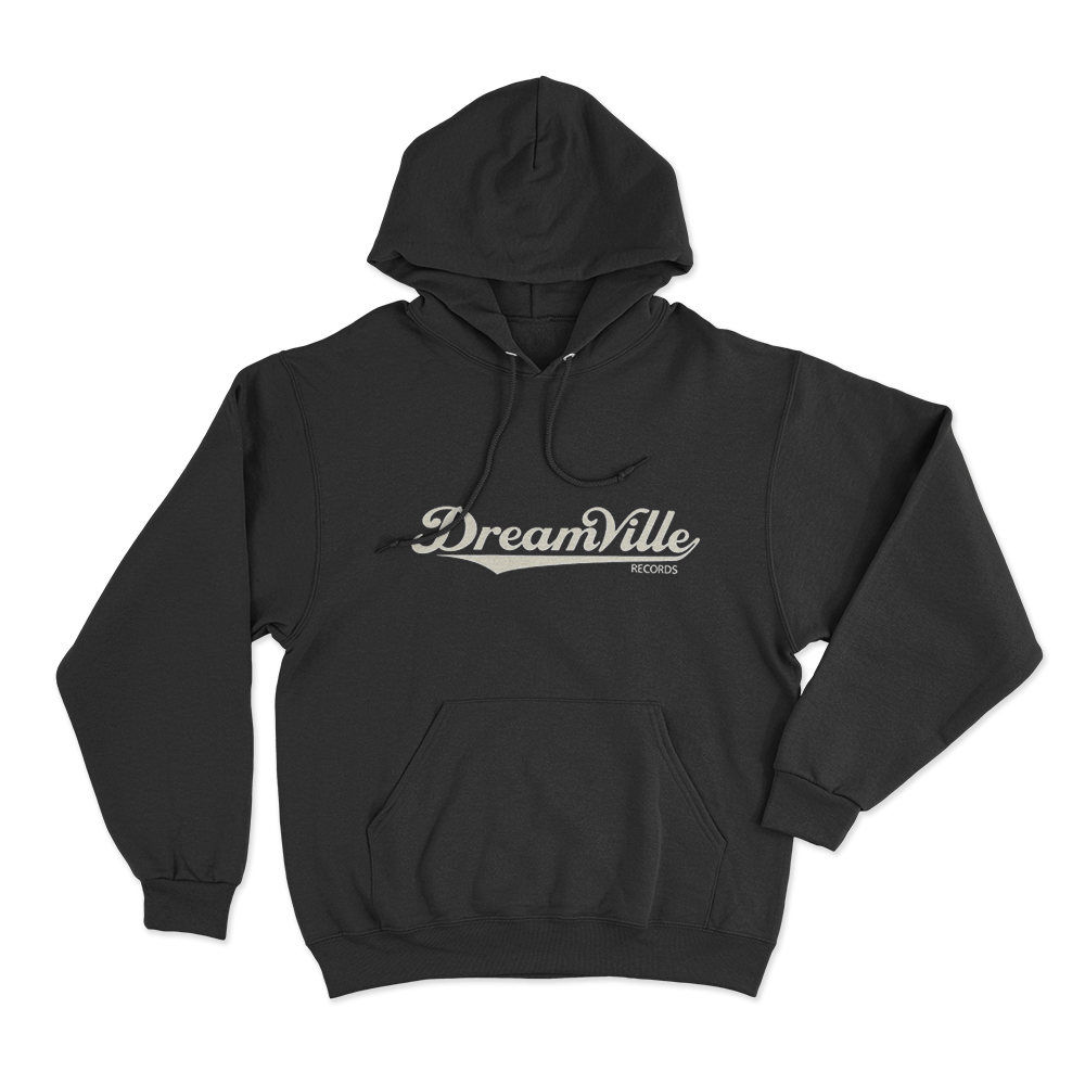 Dreamville Records Classic Logo Unisex Hoodie Black Dreamville Records Classic Logo Unisex Hoodie Black