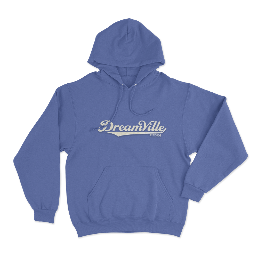 Dreamville Records Classic Logo Unisex Hoodie Blue Dreamville Records Classic Logo Unisex Hoodie Blue