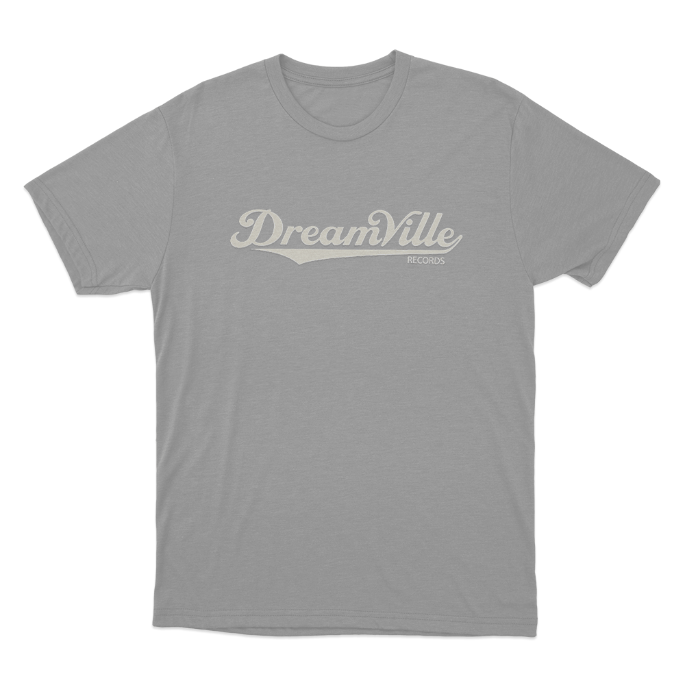 Dreamville Records Classic Logo Unisex T Shirt Grey Dreamville Records Classic Logo Unisex T Shirt Grey