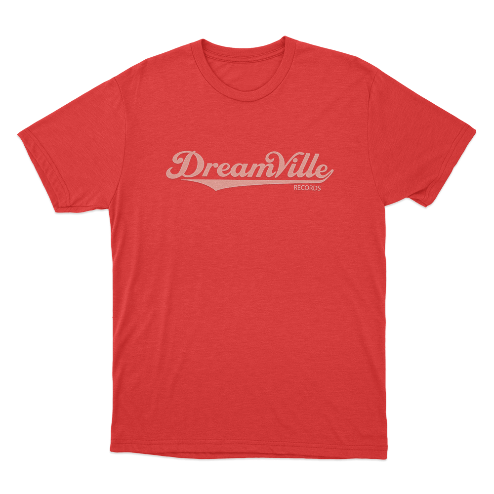 Dreamville Records Classic Logo Unisex T Shirt Red Dreamville Records Classic Logo Unisex T Shirt Red